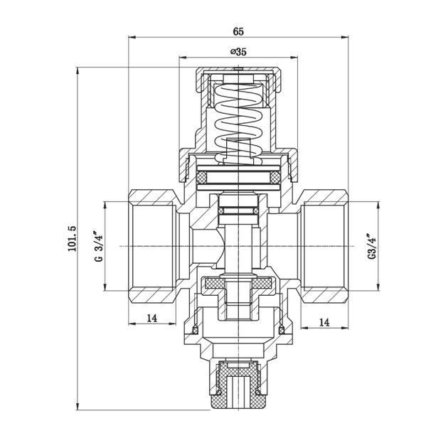 Редуктор SD Forte 3/4" SF241W20, фото , изображение 2 | SNABZHENIE.com.ua Редуктор SD Forte 3/4" SF241W20, фото , изображение 2 | SNABZHENIE.com.ua