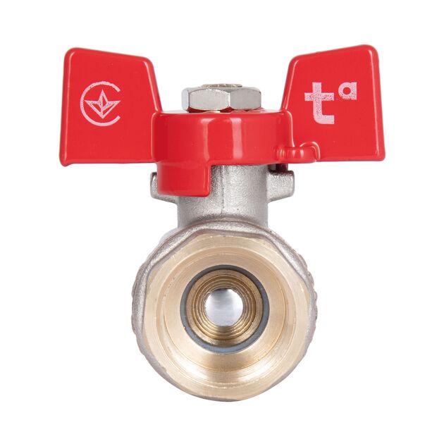 Кран шаровой Thermo Alliance Standart 1/2" ВР для воды (бабочка) SD602NW15PN40, фото , изображение 6 | SNABZHENIE.com.ua Кран шаровой Thermo Alliance Standart 1/2" ВР для воды (бабочка) SD602NW15PN40, фото , изображение 6 | SNABZHENIE.com.ua
