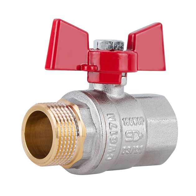 Кран шаровой SD Plus 3/4" ВН для воды (бабочка) SD607NW20PN40, фото  | SNABZHENIE.com.ua