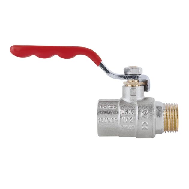 Кран шаровой SD Plus 1/2" ВН для воды (рычаг) SD605NW15PN40, фото , изображение 3 | SNABZHENIE.com.ua Кран шаровой SD Plus 1/2" ВН для воды (рычаг) SD605NW15PN40, фото , изображение 3 | SNABZHENIE.com.ua