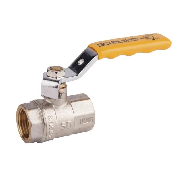 Кран шаровой SD Plus 1" 1/2 ВР для газа (рычаг) SD600NG40PN40, фото  | SNABZHENIE.com.ua