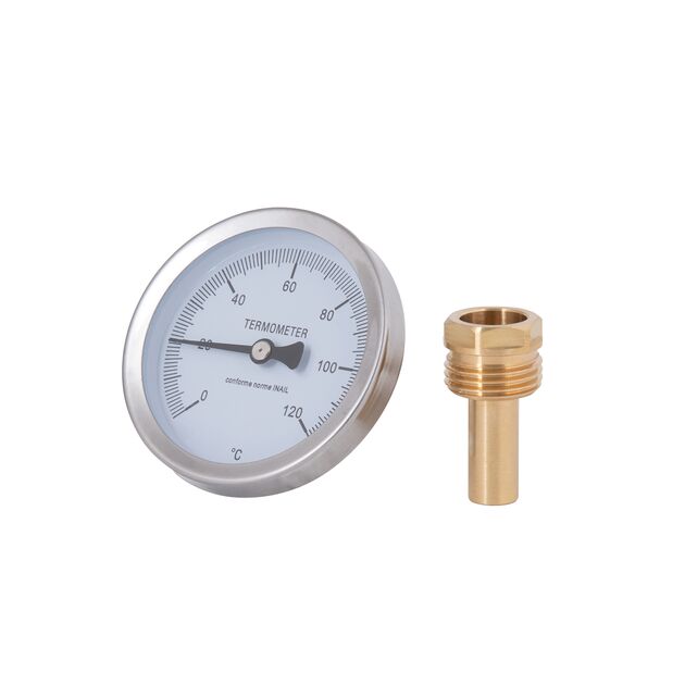 Термометр SD Plus 120ºC 63 мм 1/2", заднее подключение SD17440MM, фото , изображение 5 | SNABZHENIE.com.ua Термометр SD Plus 120ºC 63 мм 1/2", заднее подключение SD17440MM, фото , изображение 5 | SNABZHENIE.com.ua