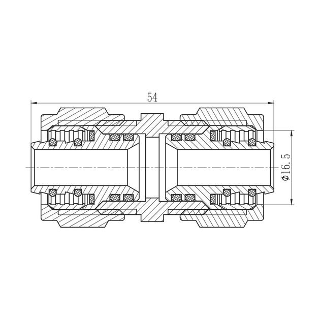 Муфта обжимная SD Forte 16 SF170W1616, фото , изображение 2 | SNABZHENIE.com.ua Муфта обжимная SD Forte 16 SF170W1616, фото , изображение 2 | SNABZHENIE.com.ua