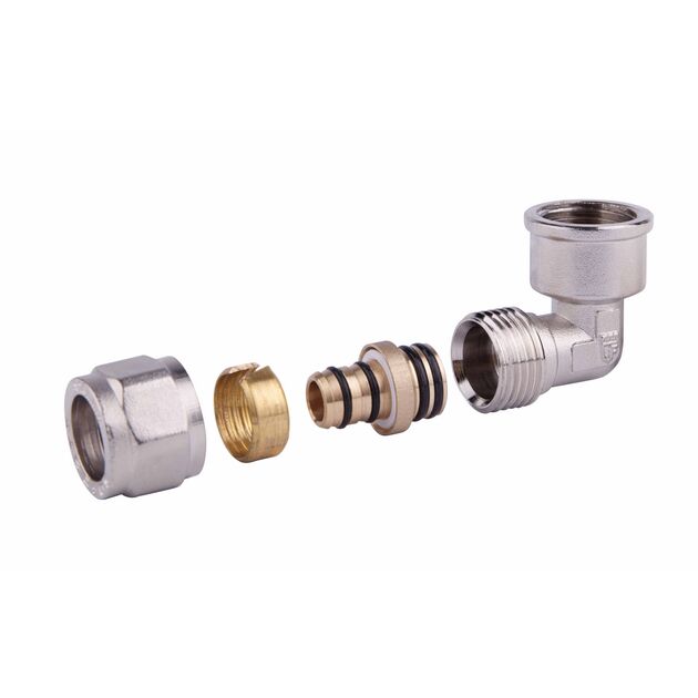 Уголок обжимной SD Forte 16х1/2" ВР SF174W1615, фото  | SNABZHENIE.com.ua