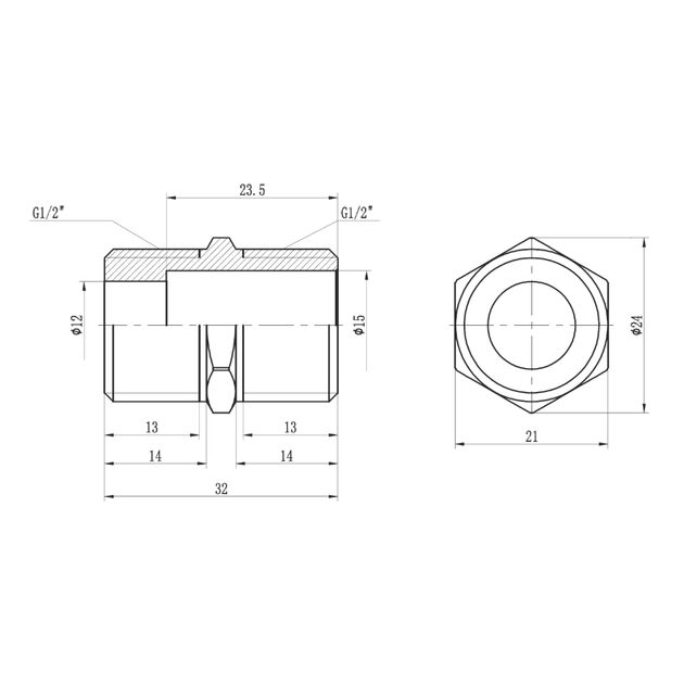 Ниппель удлиненный SD Forte 1/2" SF35815L, фото , изображение 2 | SNABZHENIE.com.ua Ниппель удлиненный SD Forte 1/2" SF35815L, фото , изображение 2 | SNABZHENIE.com.ua