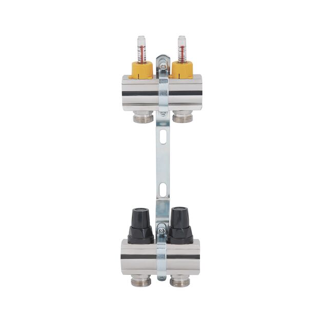 Коллектор с расходомерами SD Forte 1" 2 выхода SF001W2, фото , изображение 3 | SNABZHENIE.com.ua Коллектор с расходомерами SD Forte 1" 2 выхода SF001W2, фото , изображение 3 | SNABZHENIE.com.ua