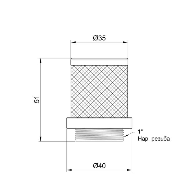 Сетка обратного клапана SD Plus 1" SD245W25, фото , зображення 2 | SNABZHENIE.com.ua Сетка обратного клапана SD Plus 1" SD245W25, фото , зображення 2 | SNABZHENIE.com.ua