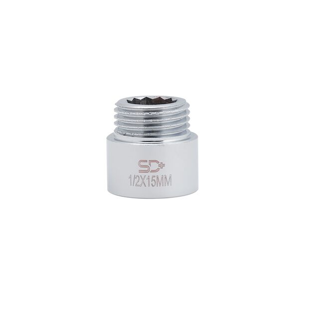 Удлинитель SD Plus 15х1/2" хром SD1301515, фото , зображення 3 | SNABZHENIE.com.ua Удлинитель SD Plus 15х1/2" хром SD1301515, фото , зображення 3 | SNABZHENIE.com.ua