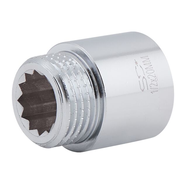 Удлинитель SD Plus 20х1/2" хром SD1301520, фото  | SNABZHENIE.com.ua