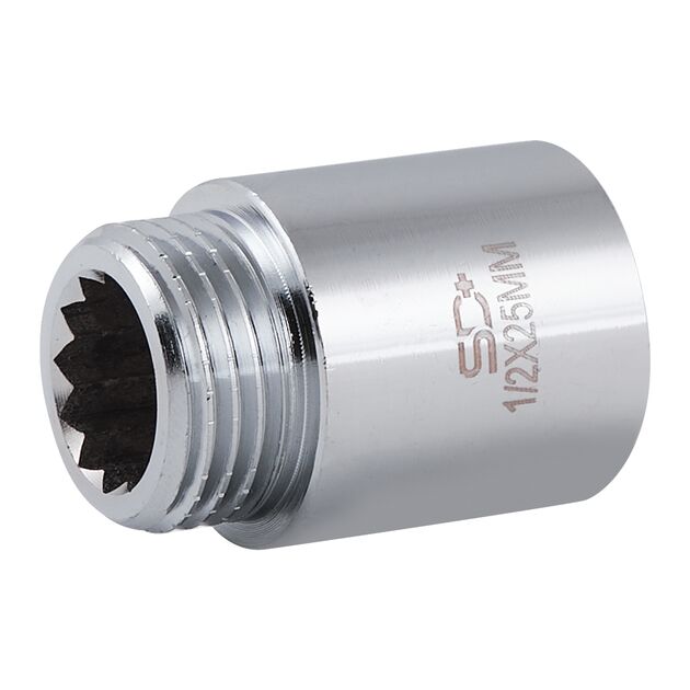 Удлинитель SD Plus 25х1/2" хром SD1301525, фото  | SNABZHENIE.com.ua