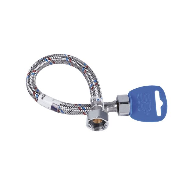 Гибкая подводка для воды SD Plus 30 см ГГ SD397W30, фото  | SNABZHENIE.com.ua