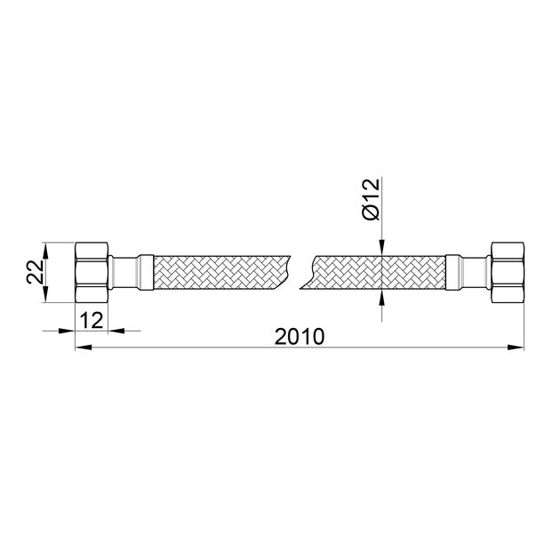 Гибкая подводка для воды SD Plus 200 см ГГ SD397W200, фото , изображение 2 | SNABZHENIE.com.ua Гибкая подводка для воды SD Plus 200 см ГГ SD397W200, фото , изображение 2 | SNABZHENIE.com.ua