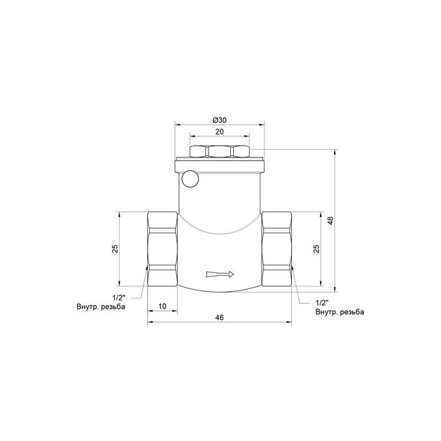 Обратный клапан SD Plus 1/2" SD242W15, фото , зображення 2 | SNABZHENIE.com.ua Обратный клапан SD Plus 1/2" SD242W15, фото , зображення 2 | SNABZHENIE.com.ua