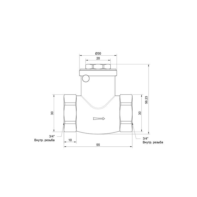Обратный клапан SD Plus 3/4" SD242W20, фото , зображення 2 | SNABZHENIE.com.ua Обратный клапан SD Plus 3/4" SD242W20, фото , зображення 2 | SNABZHENIE.com.ua