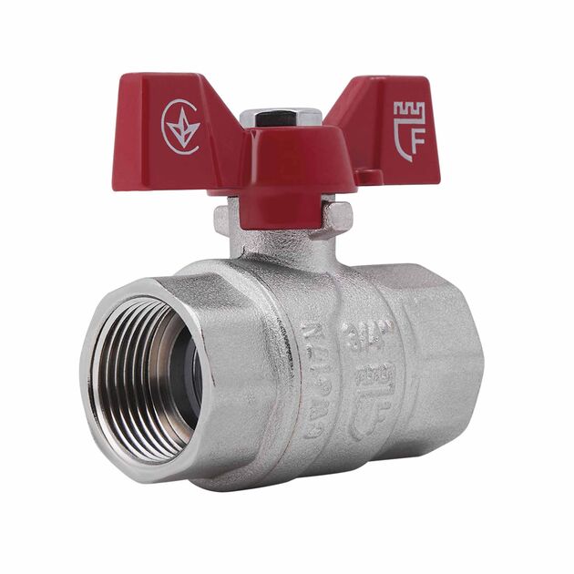 Кран шаровой SD Forte 3/4" ВР для воды (бабочка) SF602W20, фото  | SNABZHENIE.com.ua
