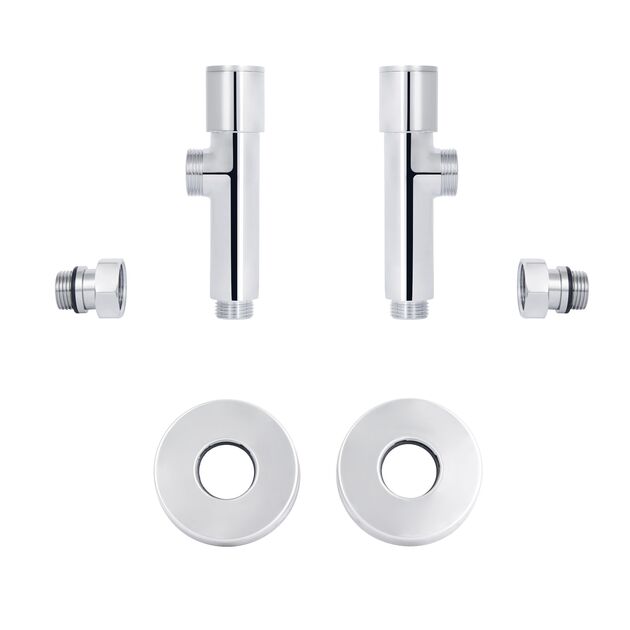 Комплект кранов SD Forte 1/2" НР для полотенцесушителя угловой SF395W15, фото , изображение 5 | SNABZHENIE.com.ua Комплект кранов SD Forte 1/2" НР для полотенцесушителя угловой SF395W15, фото , изображение 5 | SNABZHENIE.com.ua