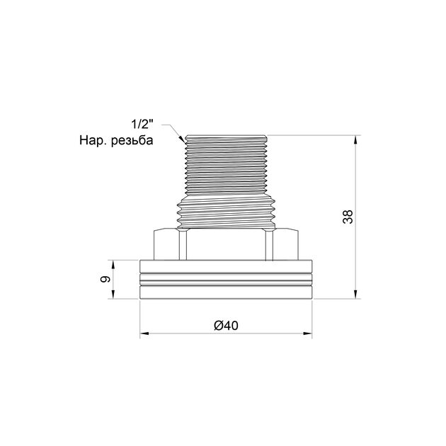 Врезка SD Plus 1/2" в бак SD40015, фото , изображение 2 | SNABZHENIE.com.ua Врезка SD Plus 1/2" в бак SD40015, фото , изображение 2 | SNABZHENIE.com.ua