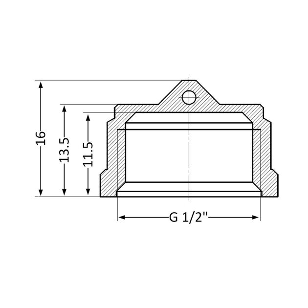 Заглушка SD Plus 1/2" ВР SD40215, фото , изображение 2 | SNABZHENIE.com.ua Заглушка SD Plus 1/2" ВР SD40215, фото , изображение 2 | SNABZHENIE.com.ua