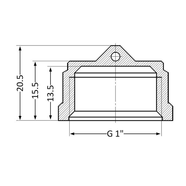 Заглушка SD Plus 1" ВР SD40225, фото , изображение 2 | SNABZHENIE.com.ua Заглушка SD Plus 1" ВР SD40225, фото , изображение 2 | SNABZHENIE.com.ua
