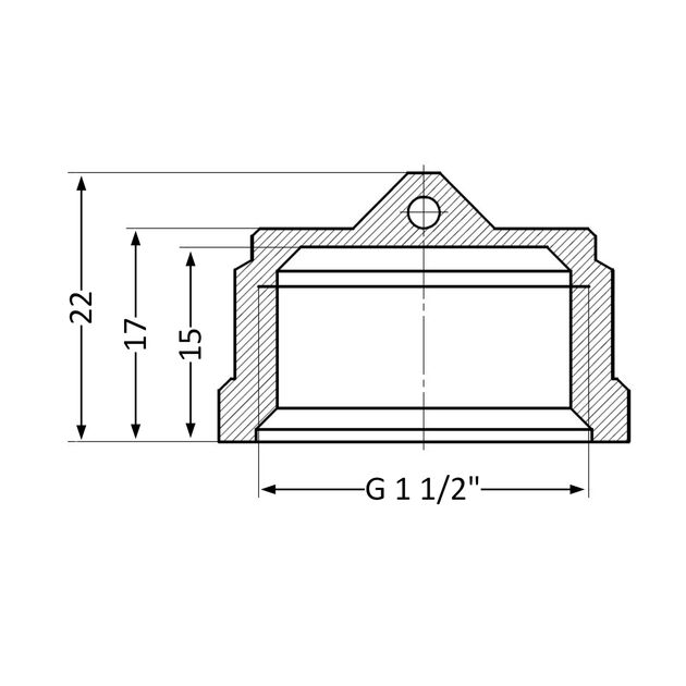 Заглушка SD Plus 1 1/2" ВР SD40240, фото , изображение 2 | SNABZHENIE.com.ua Заглушка SD Plus 1 1/2" ВР SD40240, фото , изображение 2 | SNABZHENIE.com.ua