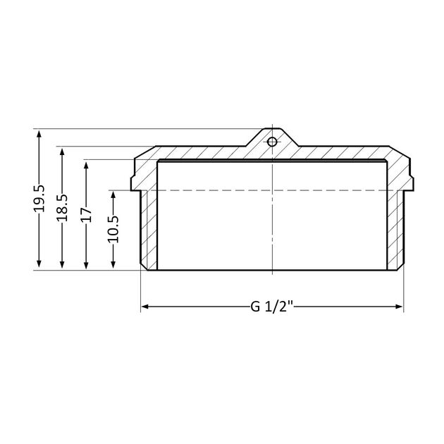 Заглушка SD Plus 1/2" НР SD40315, фото , изображение 2 | SNABZHENIE.com.ua Заглушка SD Plus 1/2" НР SD40315, фото , изображение 2 | SNABZHENIE.com.ua