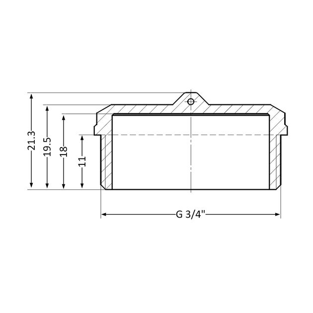 Заглушка SD Plus 3/4" НР SD40320, фото , изображение 2 | SNABZHENIE.com.ua Заглушка SD Plus 3/4" НР SD40320, фото , изображение 2 | SNABZHENIE.com.ua