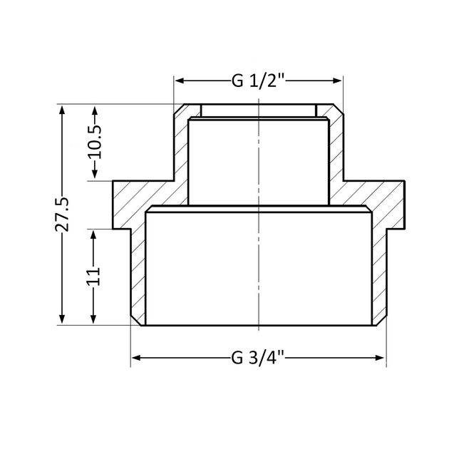 Ниппель SD Plus 1/2"х3/4" НР SD4081520, фото , изображение 2 | SNABZHENIE.com.ua Ниппель SD Plus 1/2"х3/4" НР SD4081520, фото , изображение 2 | SNABZHENIE.com.ua