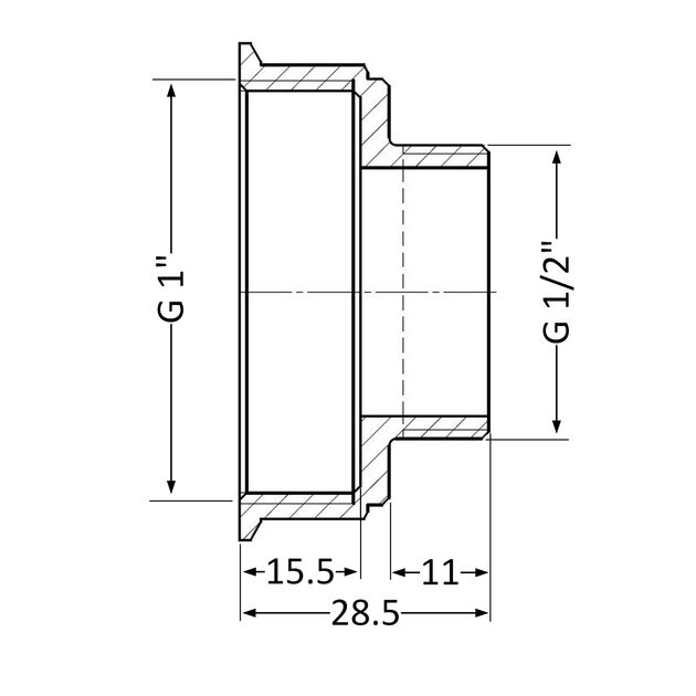 Переход SD Plus 1"х1/2" ВН SD4092515, фото , изображение 2 | SNABZHENIE.com.ua Переход SD Plus 1"х1/2" ВН SD4092515, фото , изображение 2 | SNABZHENIE.com.ua