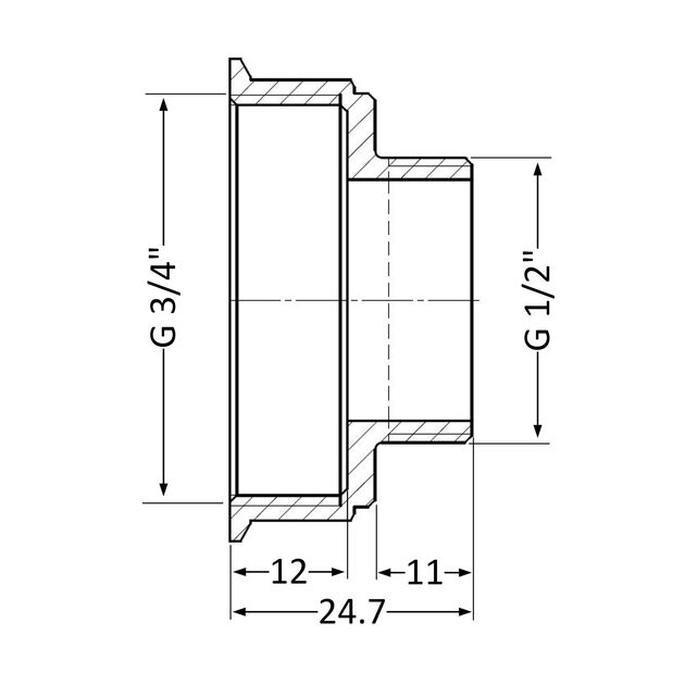 Переход SD Plus 3/4"х1/2" ВН SD4091520, фото , изображение 2 | SNABZHENIE.com.ua Переход SD Plus 3/4"х1/2" ВН SD4091520, фото , изображение 2 | SNABZHENIE.com.ua