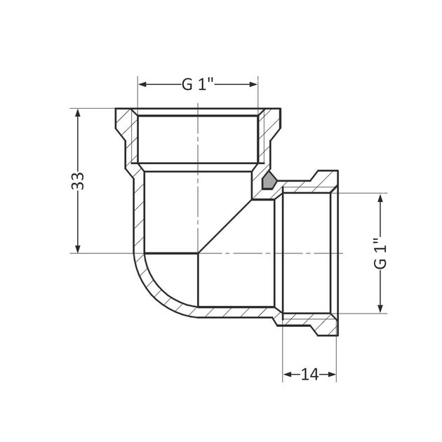 Угол SD Plus 1" ВР SD41825, фото , изображение 2 | SNABZHENIE.com.ua Угол SD Plus 1" ВР SD41825, фото , изображение 2 | SNABZHENIE.com.ua