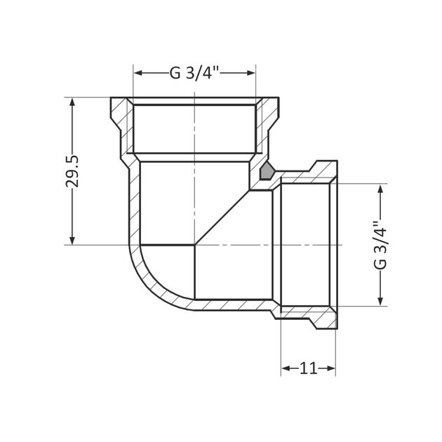 Угол SD Plus 3/4" ВР SD41820, фото , зображення 2 | SNABZHENIE.com.ua Угол SD Plus 3/4" ВР SD41820, фото , зображення 2 | SNABZHENIE.com.ua