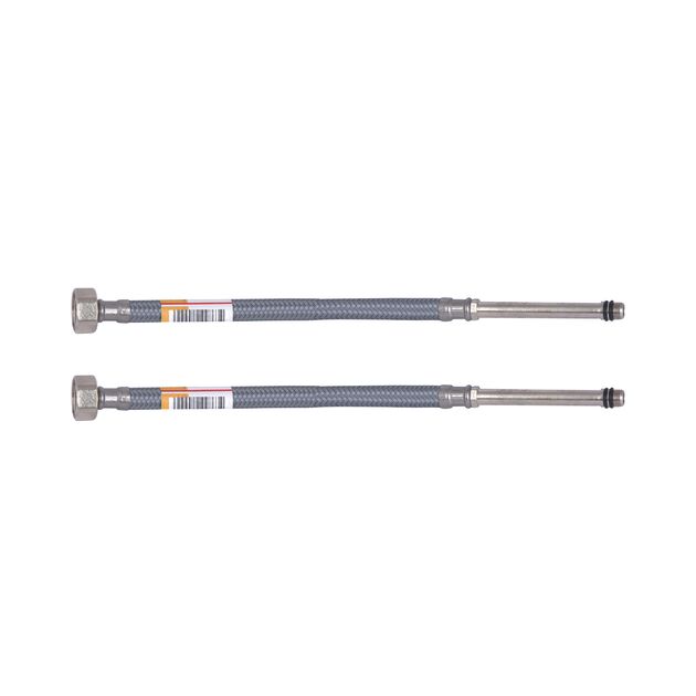 SD FORTE Шланг для воды, NYLON   М10*80 см длинный (пара)   SF390W80L, фото , зображення 3 | SNABZHENIE.com.ua SD FORTE Шланг для воды, NYLON   М10*80 см длинный (пара)   SF390W80L, фото , зображення 3 | SNABZHENIE.com.ua