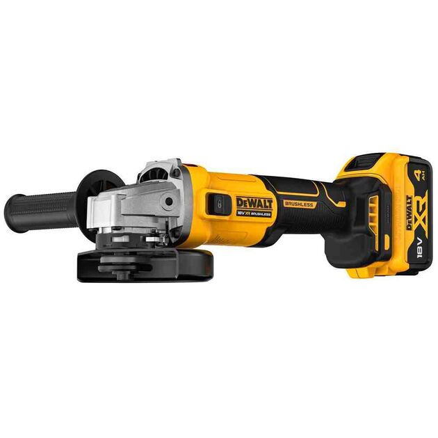 Шлифмашина угловая - болгарка аккумуляторная бесщёточная DeWALT DCG407M1T, фото , изображение 2 | SNABZHENIE.com.ua