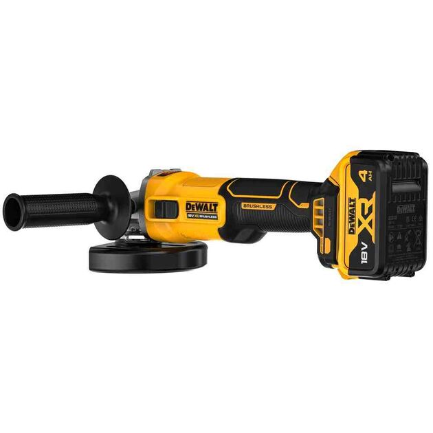 Шлифмашина угловая - болгарка аккумуляторная бесщёточная DeWALT DCG407M1T, фото , изображение 4 | SNABZHENIE.com.ua