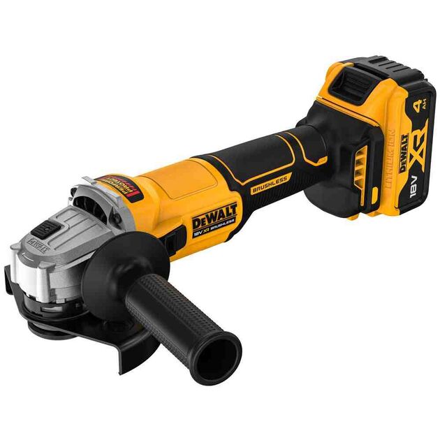 Шлифмашина угловая - болгарка аккумуляторная бесщёточная DeWALT DCG407M1T, фото , изображение 5 | SNABZHENIE.com.ua