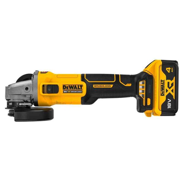 Шлифмашина угловая - болгарка аккумуляторная бесщёточная DeWALT DCG407M2T, фото  | SNABZHENIE.com.ua