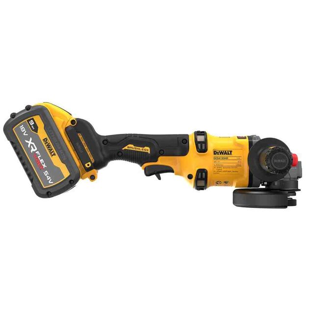 Шлифмашина угловая - болгарка аккумуляторная бесщёточная DeWALT DCG418SHDX2, фото , изображение 3 | SNABZHENIE.com.ua