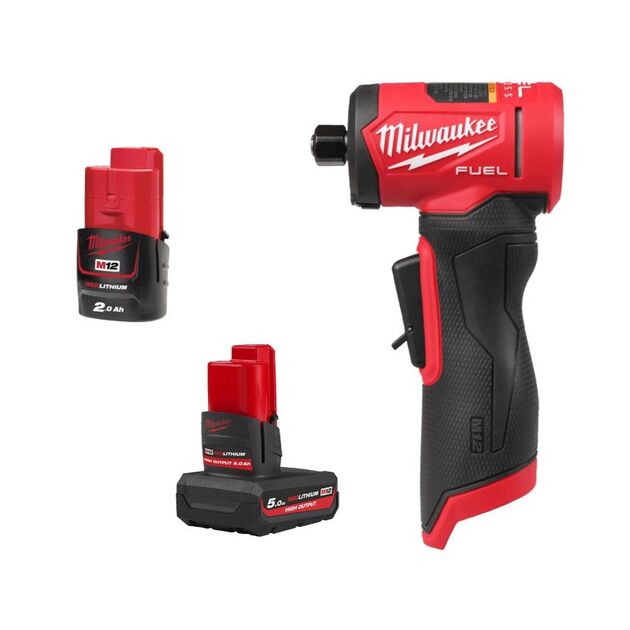 Машина шлифовальная аккумуляторная цанговая угловая бесщеточная MILWAUKEE M12 FDGA2-522B, фото  | SNABZHENIE.com.ua