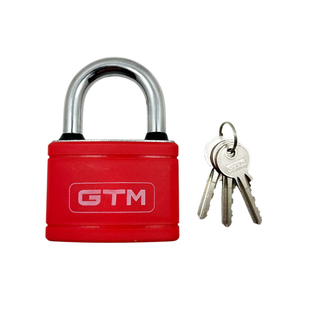 GTM Замок навісний PVC 75мм GTM BXG0175, фото  | SNABZHENIE.com.ua