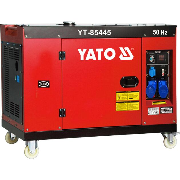 Генератор струму дизельний YATO 7.5 кВт, U= 220 В,, фото  | SNABZHENIE.com.ua