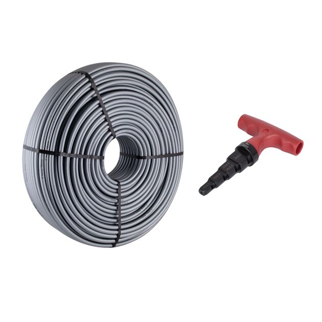 Акционный набор Thermo Alliance: Труба для тёплого пола PEX-a EVOH 16x2.0 мм (240 м) TAS00316240 + Калибратор для м/п труб d16-32 STD-405 в подарок, фото  | SNABZHENIE.com.ua