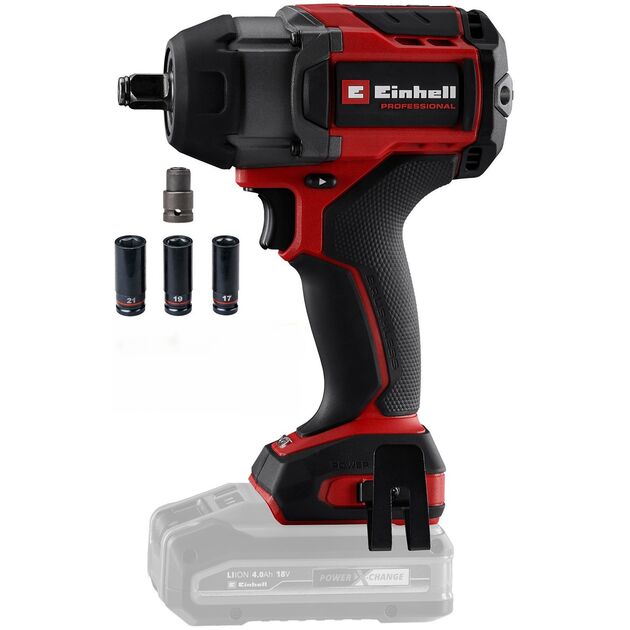 Гайковерт акумуляторний ударний Einhell Professional TP-CW 18/750-C Li BL - Solo 18В безщітковий 750Нм 0-2200об/хв 1.78кг без АКБ та ЗП, фото  | SNABZHENIE.com.ua