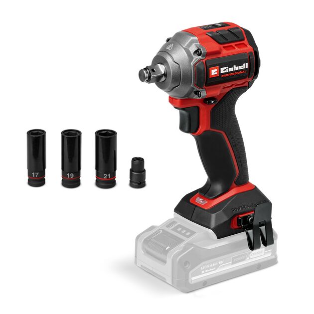Гайковерт акумуляторний ударний Einhell Professional TP-CW 18/260-C Li BL - Solo 18В безщітковий 260Нм 0-2700об/хв 0.95кг без АКБ та ЗП, фото , изображение 4 | SNABZHENIE.com.ua Гайковерт акумуляторний ударний Einhell Professional TP-CW 18/260-C Li BL - Solo 18В безщітковий 260Нм 0-2700об/хв 0.95кг без АКБ та ЗП, фото , изображение 4 | SNABZHENIE.com.ua