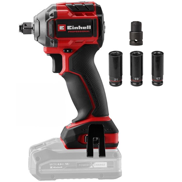 Гайковерт акумуляторний ударний Einhell Professional TP-CW 18/260-C Li BL - Solo 18В безщітковий 260Нм 0-2700об/хв 0.95кг без АКБ та ЗП, фото  | SNABZHENIE.com.ua