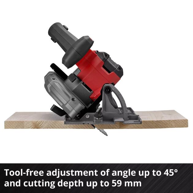 Пила дискова акумуляторна Einhell TP-CS 18/165 Li BL-Solo безщіткова 18В 5000об/хв 165х20мм 2.95кг без АКБ та ЗП, фото , изображение 9 | SNABZHENIE.com.ua Пила дискова акумуляторна Einhell TP-CS 18/165 Li BL-Solo безщіткова 18В 5000об/хв 165х20мм 2.95кг без АКБ та ЗП, фото , изображение 9 | SNABZHENIE.com.ua