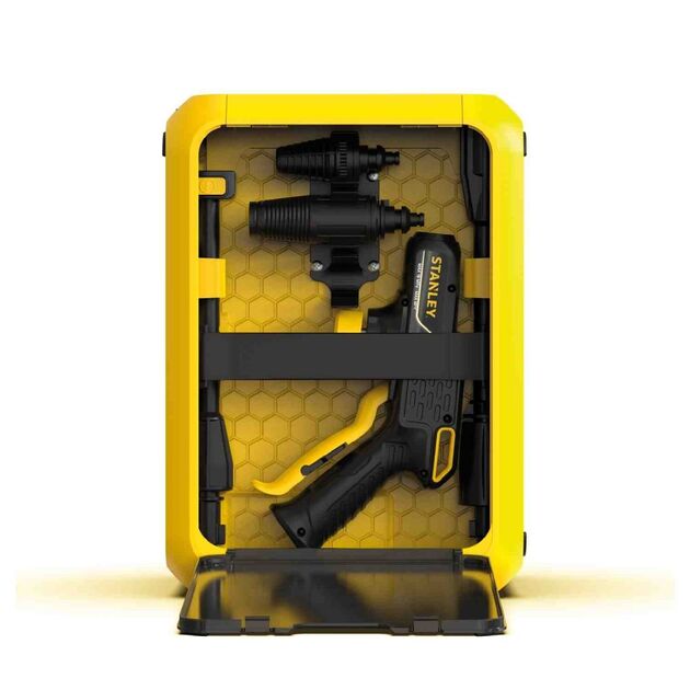 Мінімийка високого тиску Stanley 2500Вт 180бар 500л/год шланг 8м 10.6кг, фото , зображення 9 | SNABZHENIE.com.ua Мінімийка високого тиску Stanley 2500Вт 180бар 500л/год шланг 8м 10.6кг, фото , зображення 9 | SNABZHENIE.com.ua