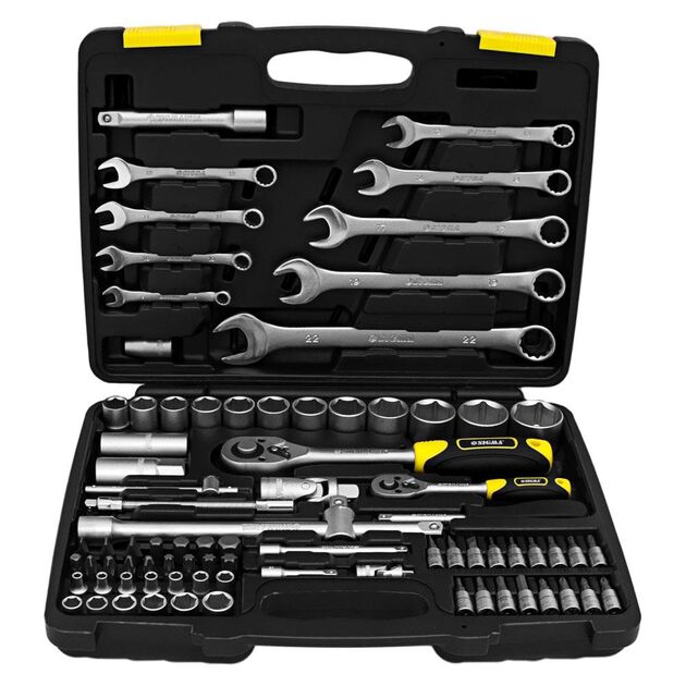 Набор насадок торцевых и бит 1/4", 1/2" 82шт CrV Taiwan SIGMA (6001021), фото , изображение 2 | SNABZHENIE.com.ua Набор насадок торцевых и бит 1/4", 1/2" 82шт CrV Taiwan SIGMA (6001021), фото , изображение 2 | SNABZHENIE.com.ua