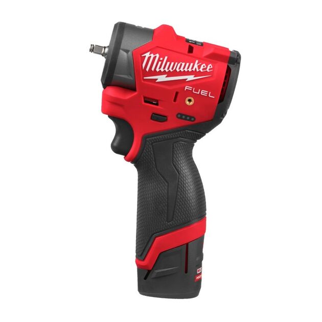 Гайковерт аккумуляторный бесщеточный MILWAUKEE 1/4'' (136 Нм) M12 FSCIWF14-252X, с кольцом, фото , зображення 3 | SNABZHENIE.com.ua Гайковерт аккумуляторный бесщеточный MILWAUKEE 1/4'' (136 Нм) M12 FSCIWF14-252X, с кольцом, фото , зображення 3 | SNABZHENIE.com.ua