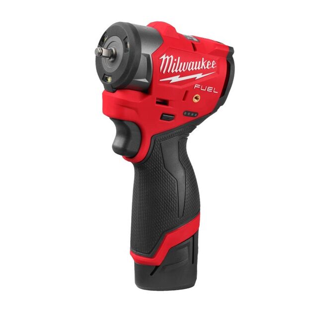 Гайковерт аккумуляторный бесщеточный MILWAUKEE 1/4'' (136 Нм) M12 FSCIWF14-252X, с кольцом, фото , зображення 2 | SNABZHENIE.com.ua Гайковерт аккумуляторный бесщеточный MILWAUKEE 1/4'' (136 Нм) M12 FSCIWF14-252X, с кольцом, фото , зображення 2 | SNABZHENIE.com.ua