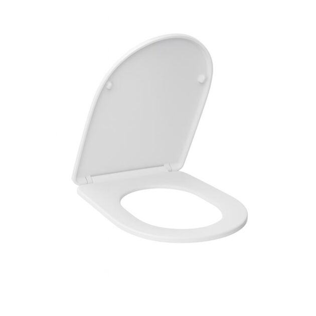 Сиденье для унитаза Qtap (Robin 490,610, Scorpion 490) с микролифтом Slim QTSC179W48675, фото , зображення 3 | SNABZHENIE.com.ua Сиденье для унитаза Qtap (Robin 490,610, Scorpion 490) с микролифтом Slim QTSC179W48675, фото , зображення 3 | SNABZHENIE.com.ua
